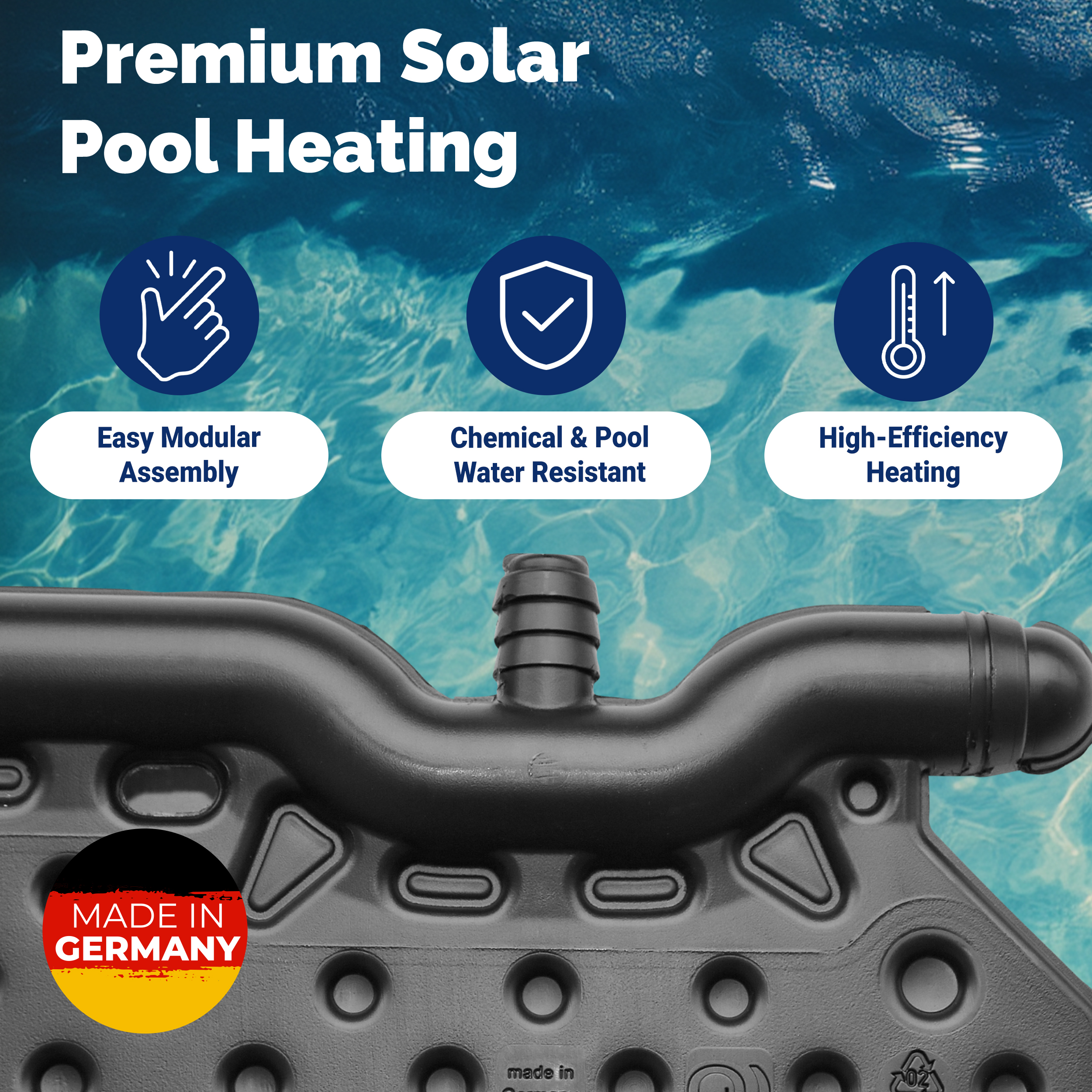 Solar Pool Heaters, Premium Solar Pool Heating,